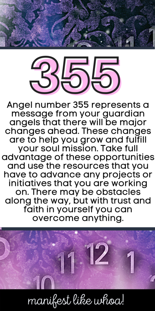 Anjo Número 355 para manifestação (Numerologia dos Números dos Anjos e Lei da Atração)