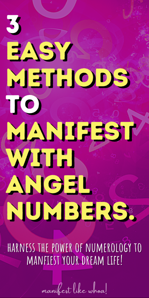 3 métodos para manifestar-se com os números dos anjos (manifestação numerológica e rituais da lei da atração)