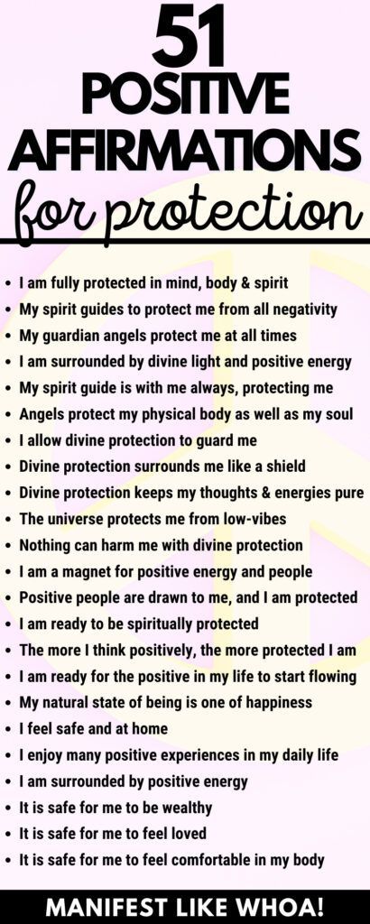 51 Afirmações positivas diárias para proteção espiritual e aterramento