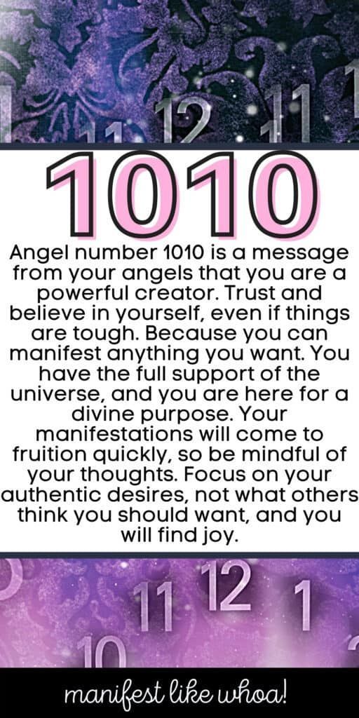 Anjo Número 1010 para manifestação (Numerologia dos Números dos Anjos e Lei da Atração)