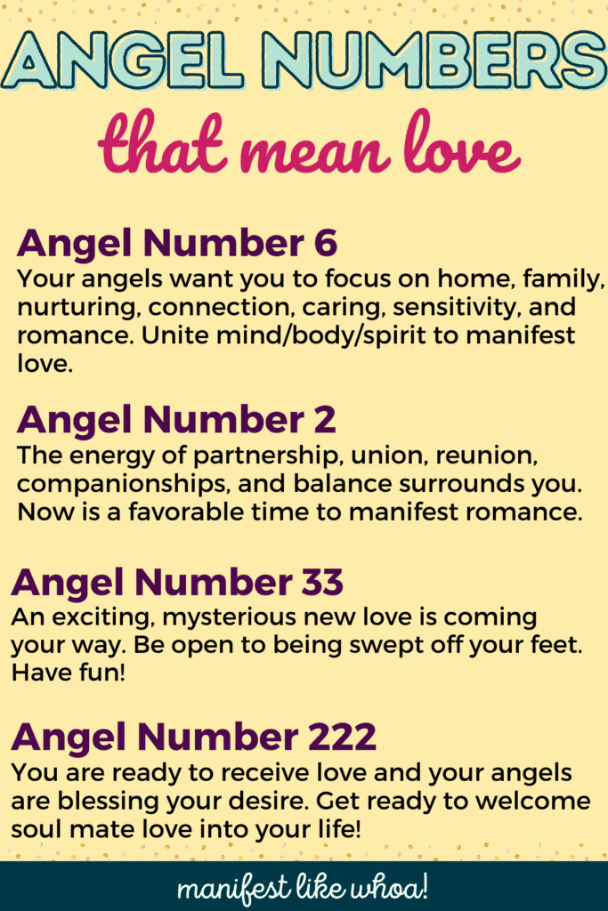 Números de manifestação do amor: o que os números dos anjos significam amor? (Numerologia para manifestação de amor)