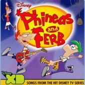Imagem do pôster musical da trilha sonora de Phineas e Ferb