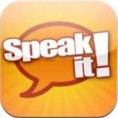 Fale! Imagem de pôster do aplicativo de texto para fala