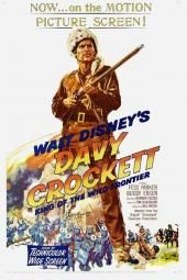 Davy Crockett, imagem do pôster do filme King of the Wild Frontier