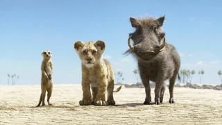 La película El Rey León 2019: Timón, Simba y Pumba