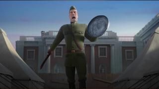الرقيب. Stubby: An American Hero Movie: المشي على الجنود