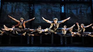 Newsies: The Broadway Musical Movie: Dancing News Boys
