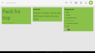 Aplikacija Google Keep: snimka zaslona br. 2