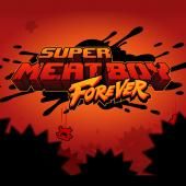 Imagem do pôster do jogo Super Meat Boy Forever