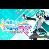 Hatsune Miku: Imagem de pôster do jogo Mega Mix do Projeto DIVA