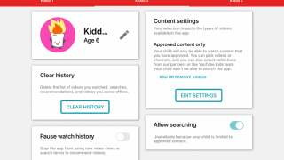 Aplicación YouTube Kids: captura de pantalla n. ° 3