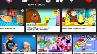 Aplicación YouTube Kids: captura de pantalla n. ° 5