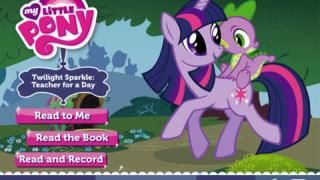 My Little Pony: Twilight Sparkle, õpetaja päevaseks rakenduseks: ekraanipilt nr 1