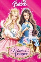 Imagem de pôster do filme Barbie como a princesa e o indigente