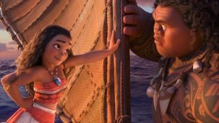 Moanos filmas: Moana ir Maui valtyje
