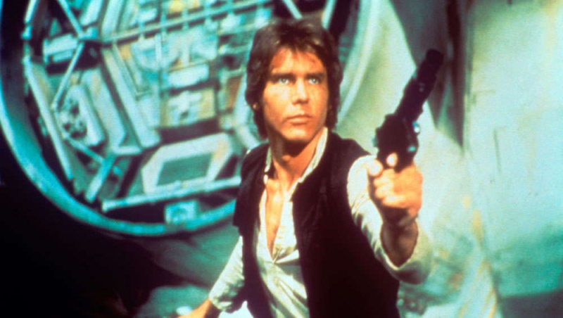Han Solo com blaster