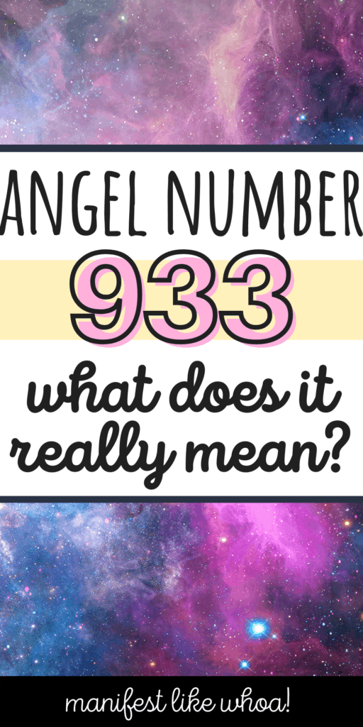 Número de ángel 933 para manifestar (Numerología Números de ángeles y ley de atracción)
