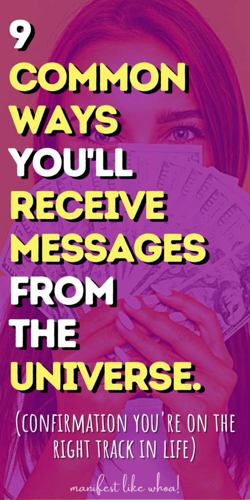 9 τρόποι με τους οποίους λαμβάνετε μηνύματα από το σύμπαν (Εκδηλώνονται και νόμοι της έλξης σημάδια και σύμβολα)
