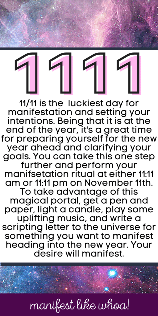 11/11 Angel Number Manifestation for 11. november 2021 (Law of Attraction Portal for Your Desires)