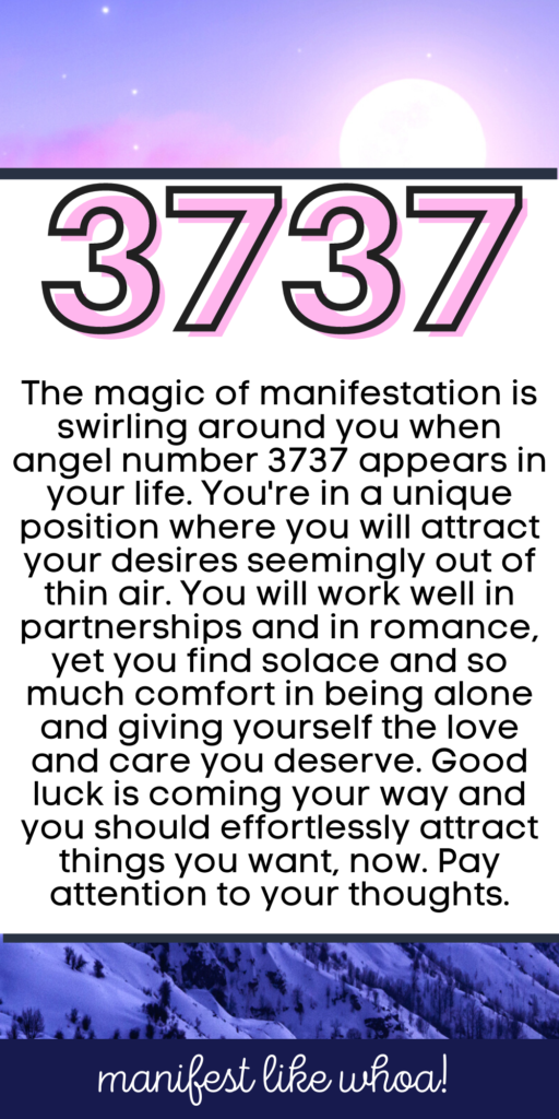 Îngerul numărul 3737: Ce înseamnă 3737 în spiritualitate și legea atracției? (Diagrama numerelor de înger)