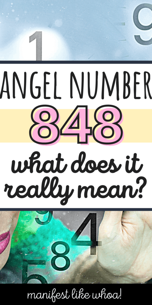 Número de ángel 848 para manifestar (Numerología Números de ángeles y ley de atracción)