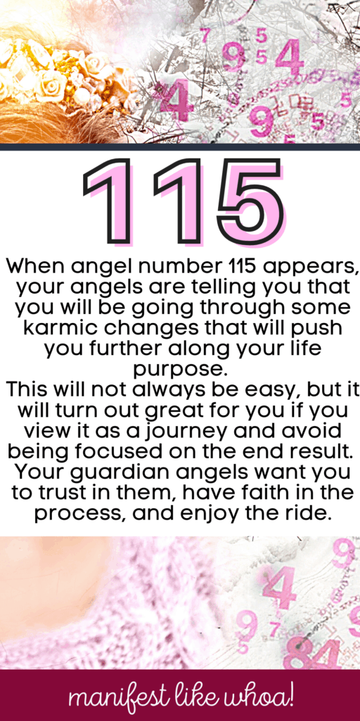 Eņģeļa numurs 115 izpausmei (numeroloģija eņģeļu skaitļi un pievilkšanās likums)