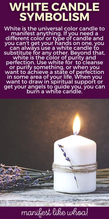 Baltos žvakės reikšmė ir pasireiškimo simbolika (žvakės magija ir traukos dėsnis)