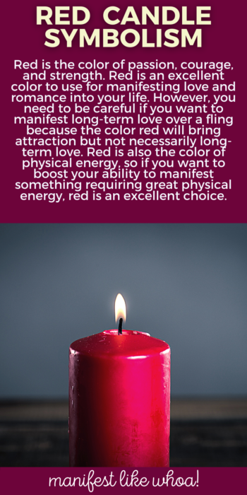 Raudonos žvakės reikšmė ir pasireiškimo simbolika (žvakės magija ir traukos dėsnis)