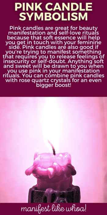 Rožinės žvakės reikšmė ir pasireiškimo simbolika (žvakės magija ir traukos dėsnis)