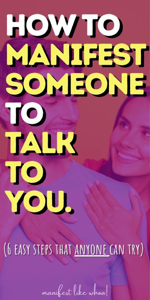 Ako prejaviť niekoho, kto s vami bude hovoriť (prejav lásky, priateľ, rozdrviť konkrétnu osobu)