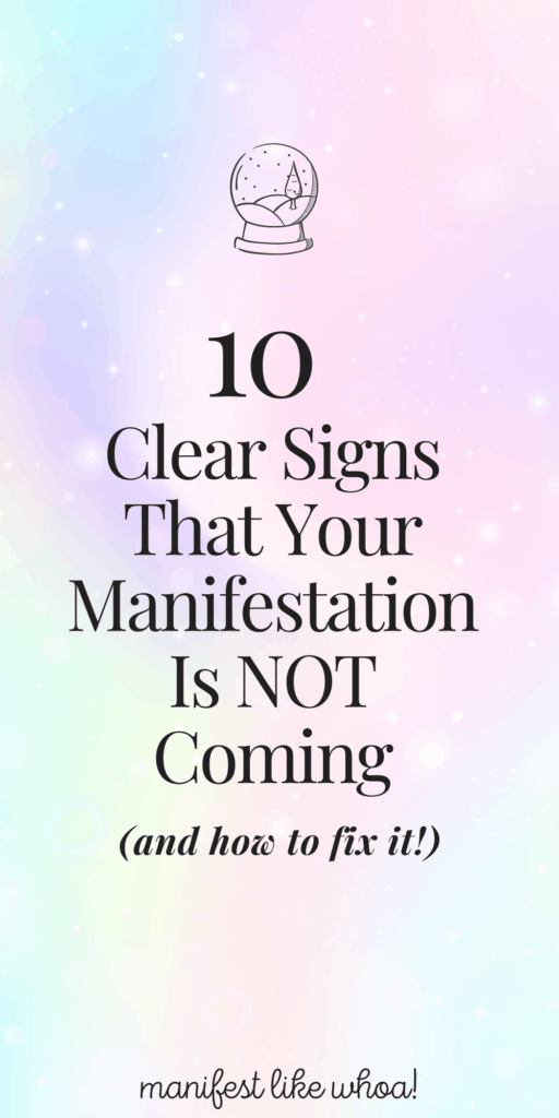 10 ženklų, kad jūsų pasireiškimo nebėra (ir kaip priversti traukos dėsnį vėl veikti)