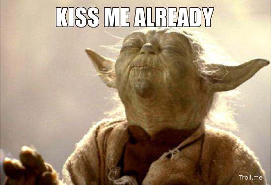 Yoda φιλί με