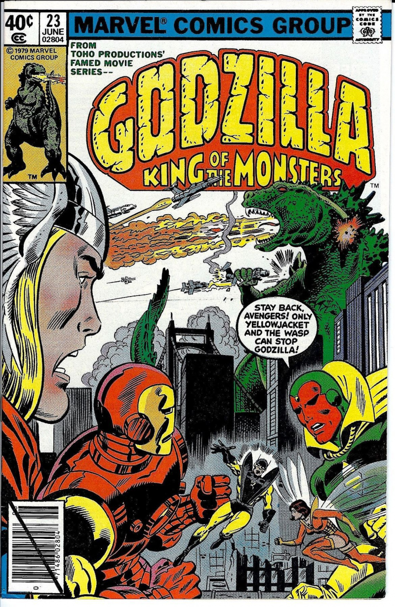 Godzilla #23 pokrýva komiks Marvel