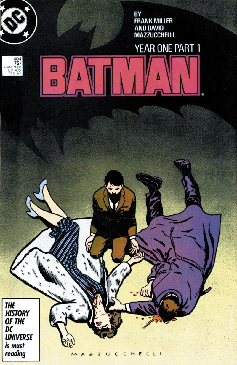 Batman # 404 (schrijver: Frank Miller, artiest: David Mazzucchelli)