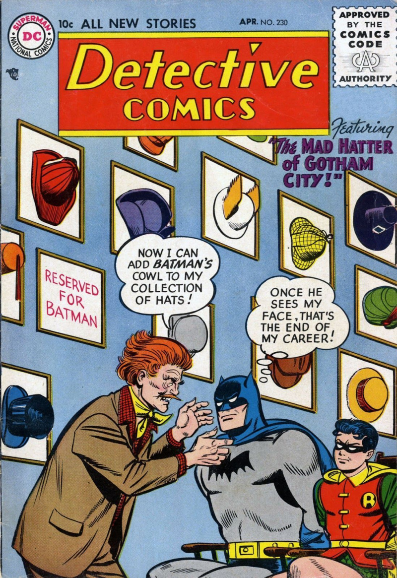 Detective Comics #230 (Forfatter: Bill Finger, Penciler: Sheldon Moldoff)