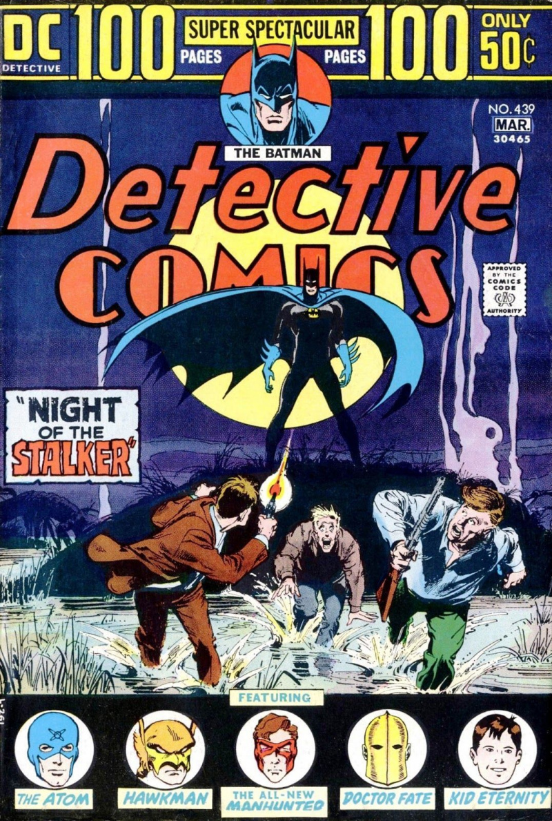 Detektīvs Komiksi #439 (Autors: Stīvs Engleharts, Sižets un zīmuļi: Vin & Sal Amendola)
