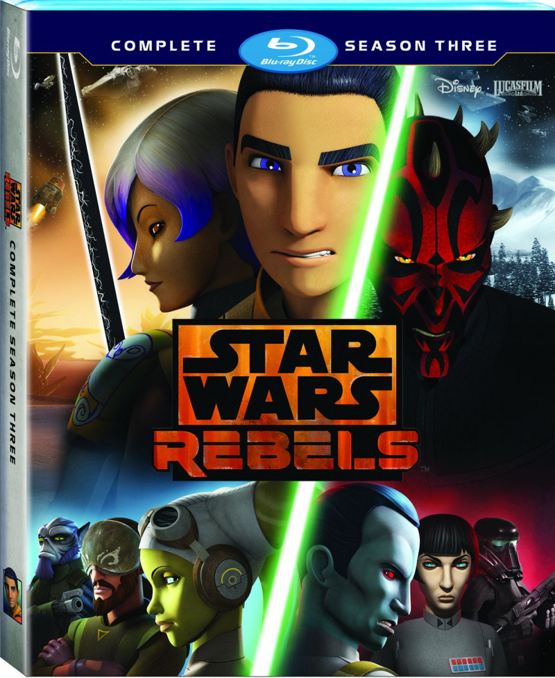 Iegūstiet informāciju par Star Wars Rebels: 3. sezonas Blu-ray un DVD izlaidumu