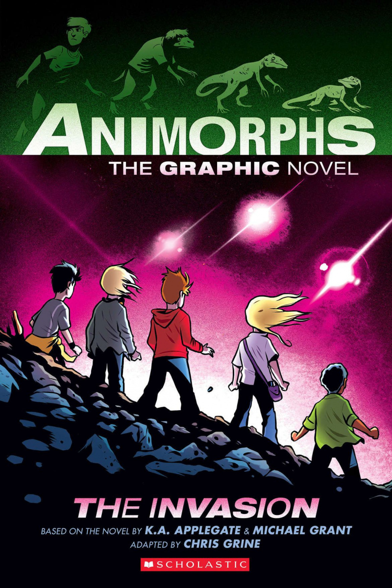 Portada de novela gráfica de Animorphs