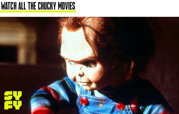 C'est la récréation! Chucky prend le contrôle de SYFY pour un marathon tueur 'Child's Play' le 1er avril