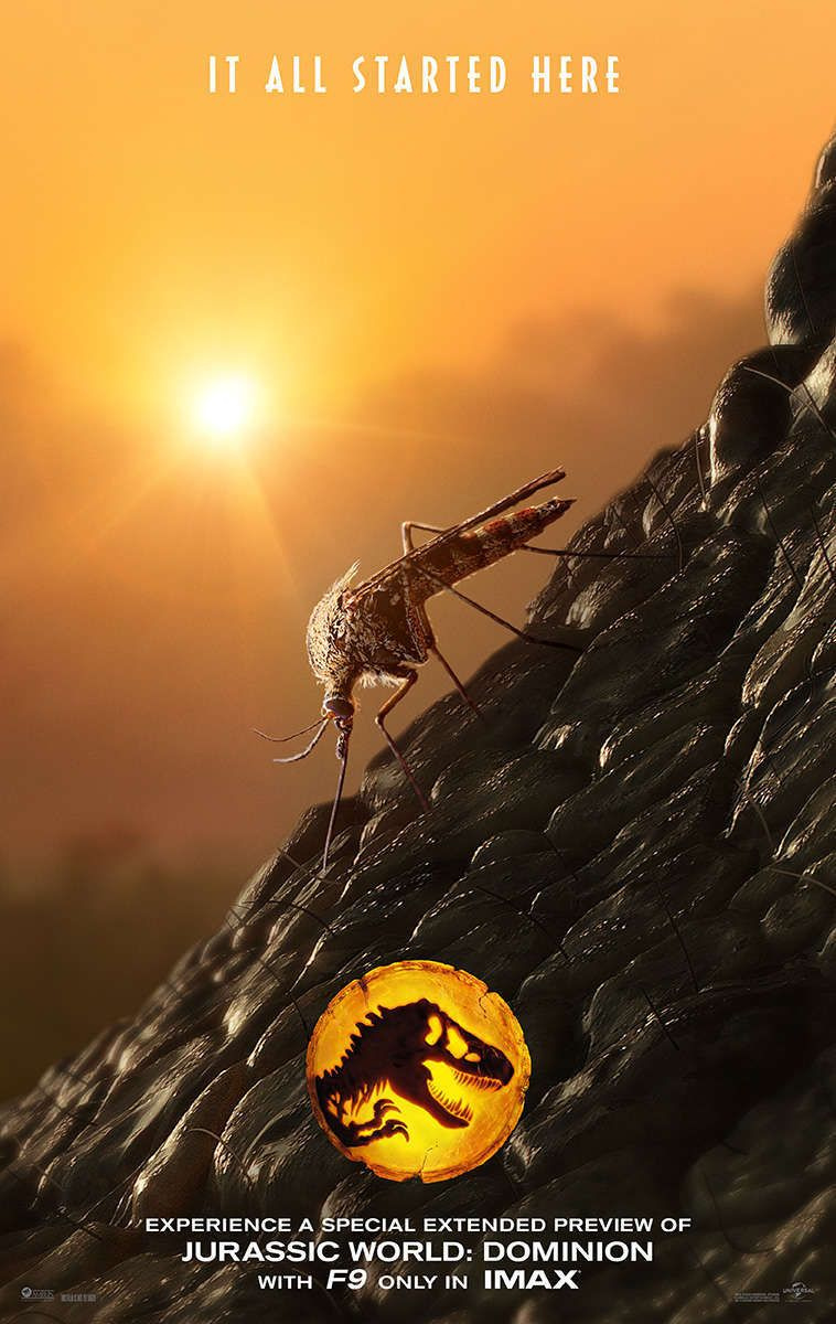 Teaser plakat fra Jurassic World Dominion