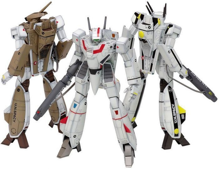 Vlnené súpravy Macross Battroid