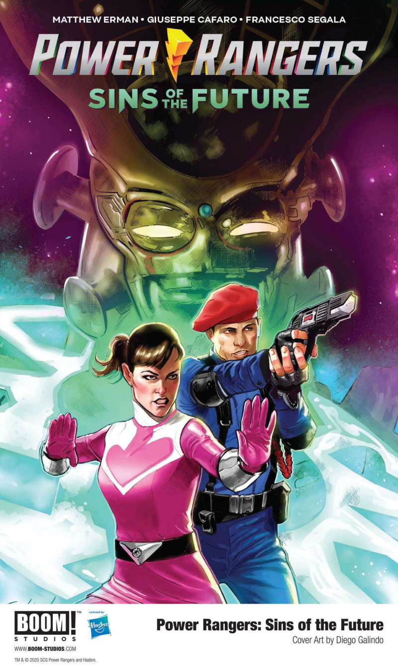 Time Force Rangers lucha contra giros temporales en la última novela gráfica de Power Rangers