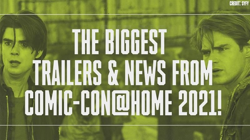 Comic-Con@Home 2021의 가장 큰 예고편 및 뉴스