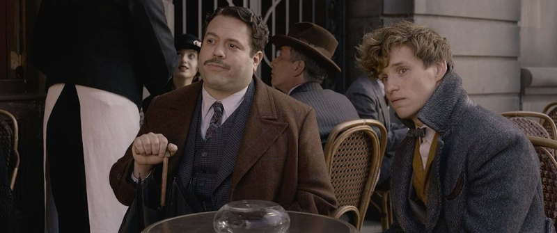 Dan Fogler en Eddie Redmayne Fantastic Beasts