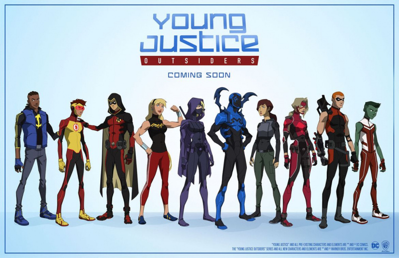 SDCC 2017: Αποκαλύφθηκε η σύνθεση των χαρακτήρων Young Justice Season 3 και τα σχέδια