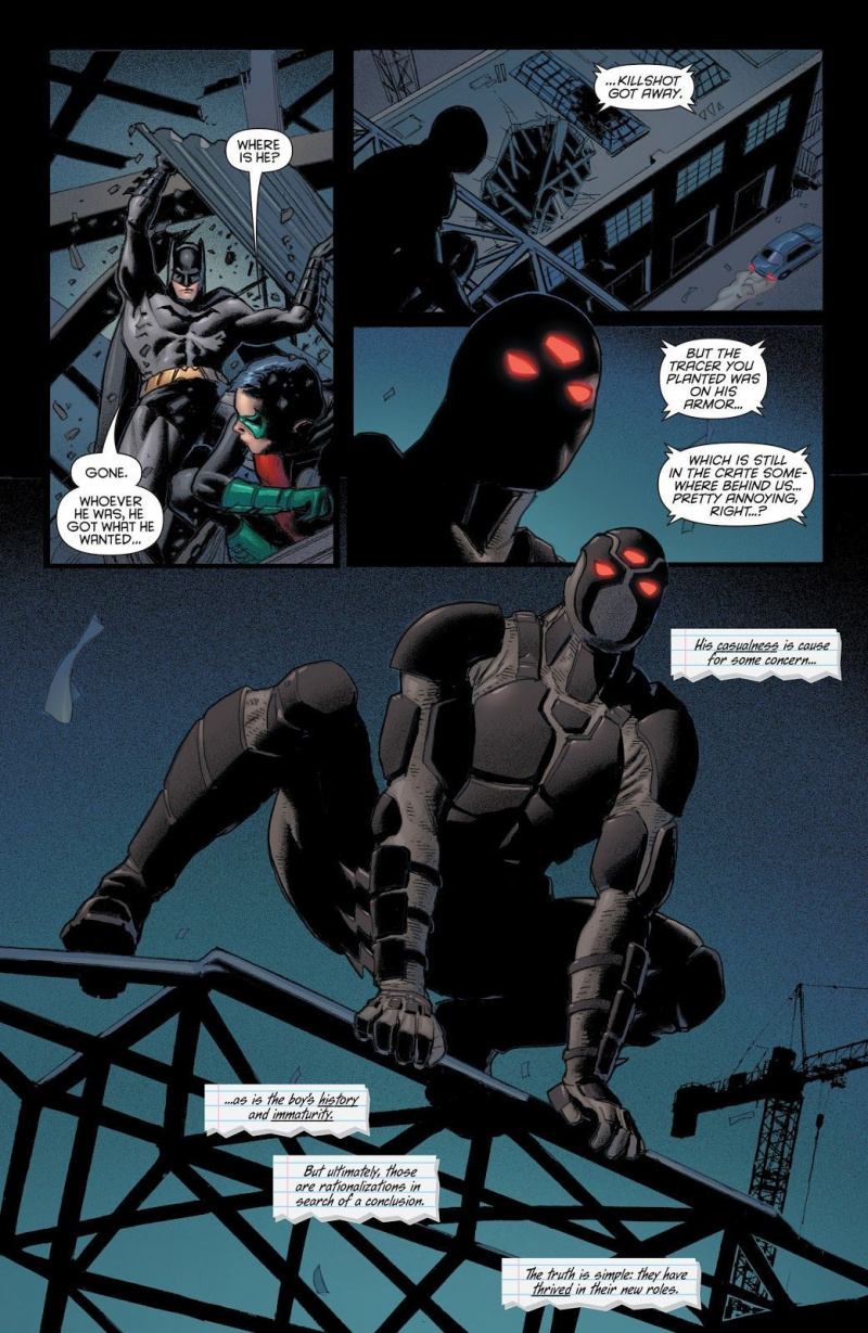 Bruce Wayne: Tee koju: Batman ja Robin #1 (stsenarist: Fabian Nicieza, kunstnikud: Cliff Richards)