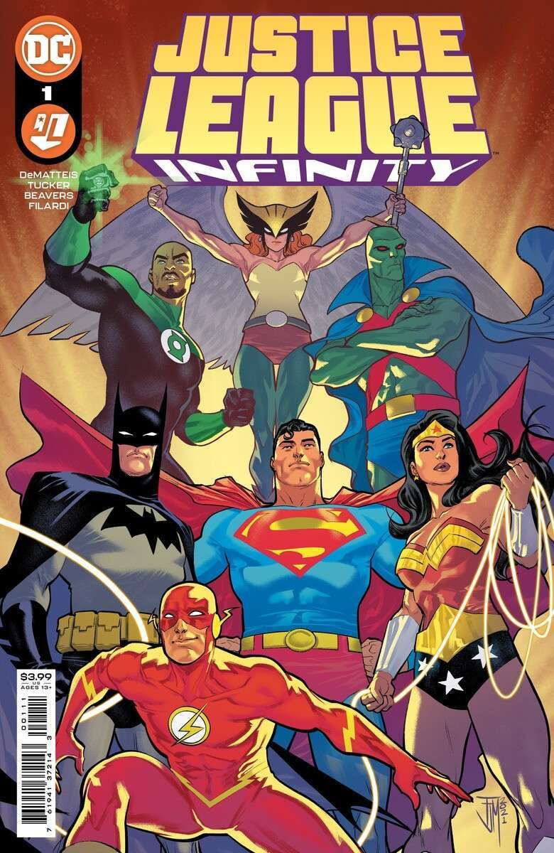 Εξώφυλλο Justice League Infinity First Issue