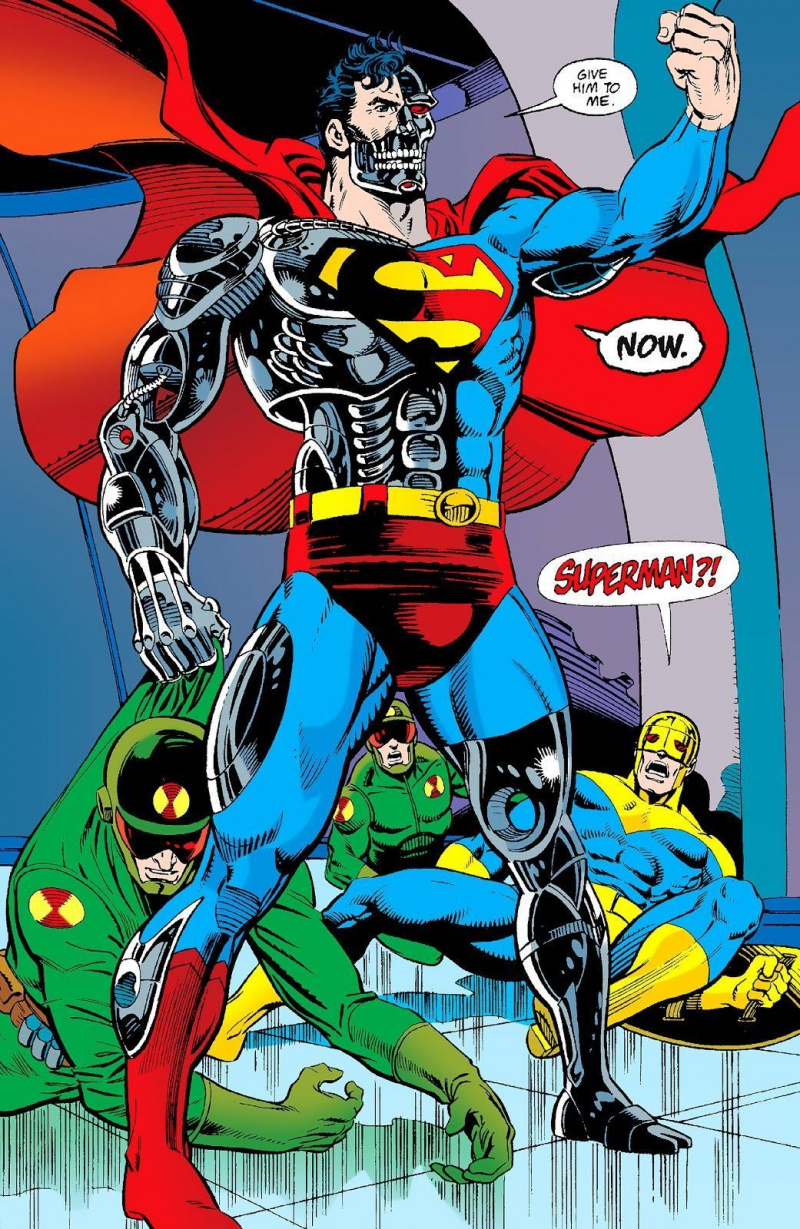 Superman #78 (Kunst und Layout von Dan Jürgens, fertig gestellt von Brett Breeding)