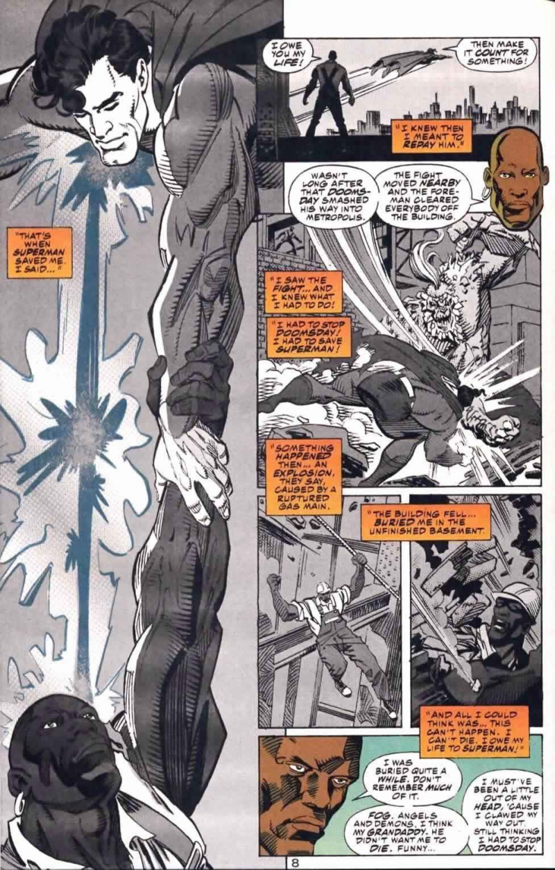 Man of Steel #22 (Skrevet av Louise Simonson, Pencils av Jon Bogdanove)