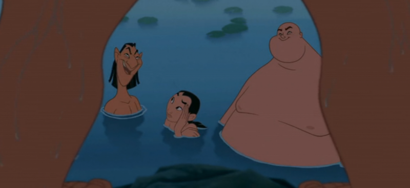 Mulan og den nakne trioen